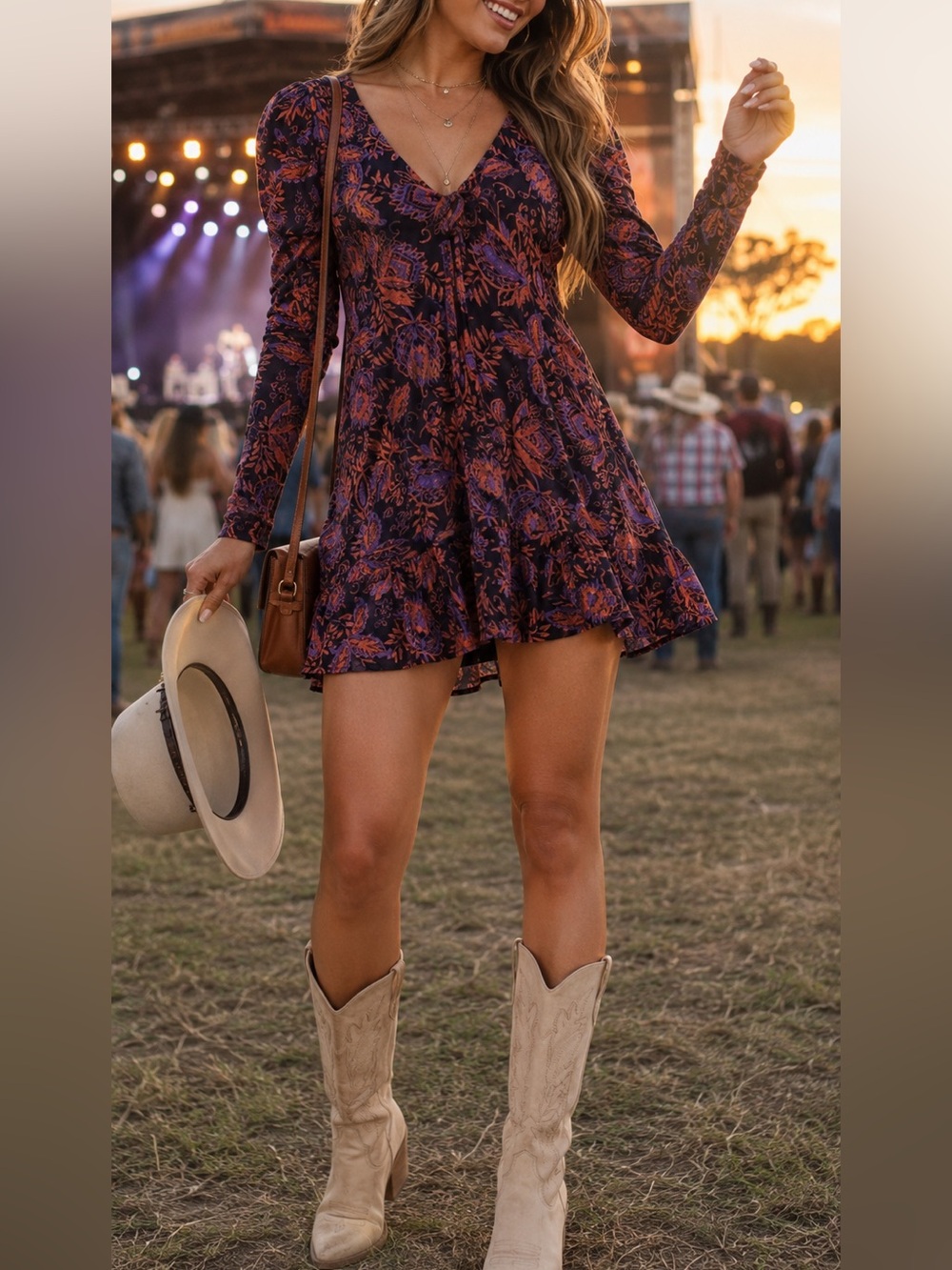 Free People Hello Lover Tunic Top / Dress Size Small